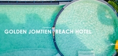 Golden Jomtien Beach Hotel ที่พักสวยวิวทะเล สระใหญ่ มีสไลเดอร์ ราคาน่ารักมาก