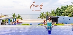 รีวิวที่พักติดทะเลหัวหิน Ace of Huahin Resort หาดส่วนตัวแสนสงบ ห้องนอนริมสระ และพูลวิลล่าวิวทะเล